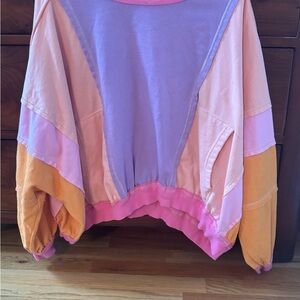 BiBi Pink and Purple Knit Top
